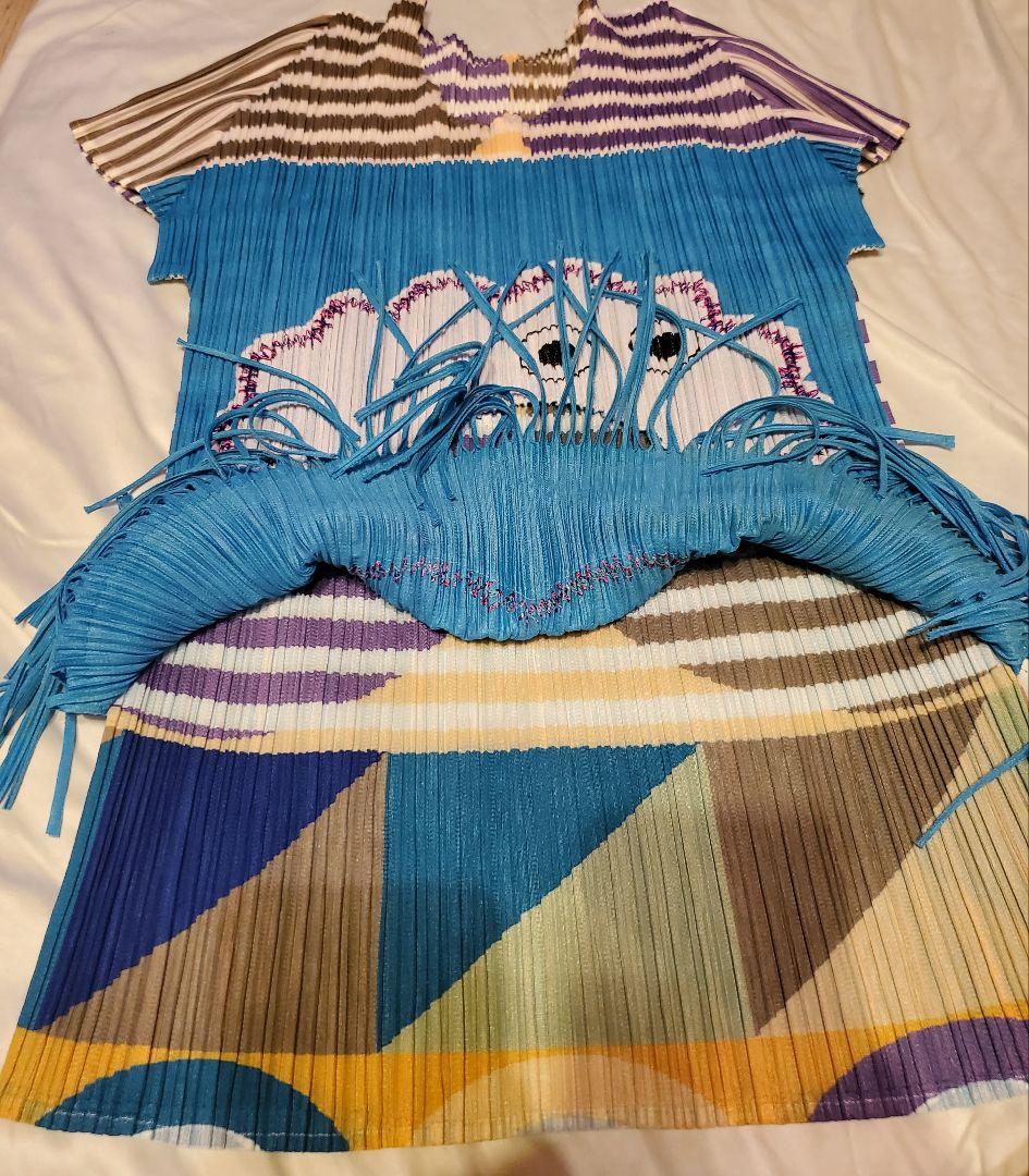 ISSEY MIYAKE　プリーツプリーズ　カットソー　雲