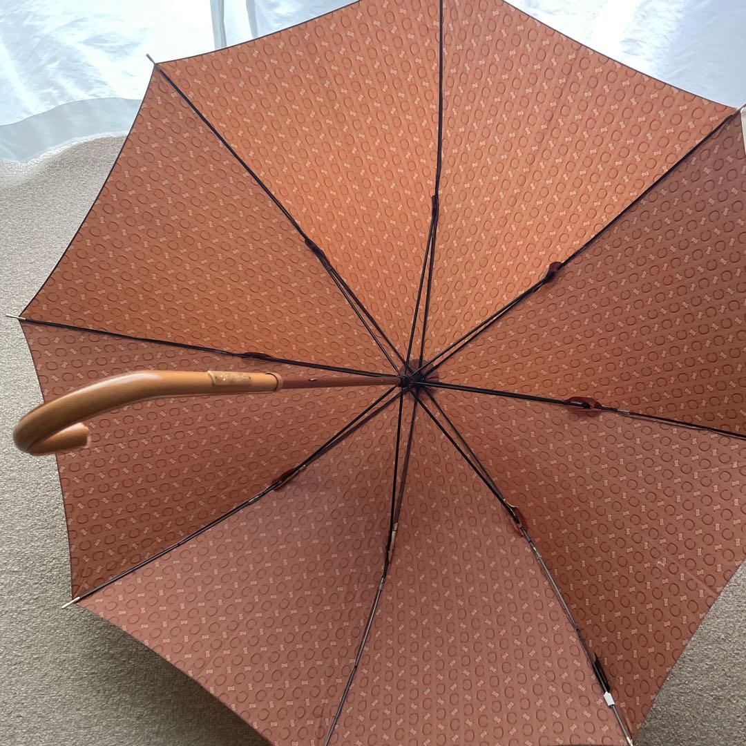 CELINE ブラウン模様入り長傘