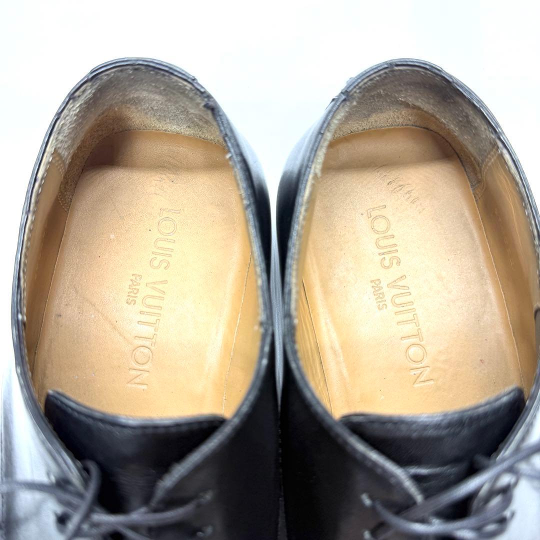 LOUIS VUITTON プレーントゥ モード スクエアトゥ イタリア製 本革