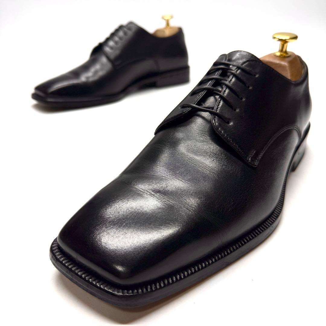 LOUIS VUITTON プレーントゥ モード スクエアトゥ イタリア製 本革