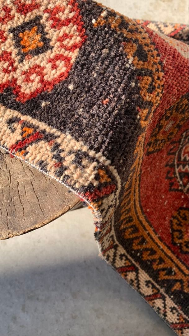 48×93 “Paper balloons” ViNTAGE RUG