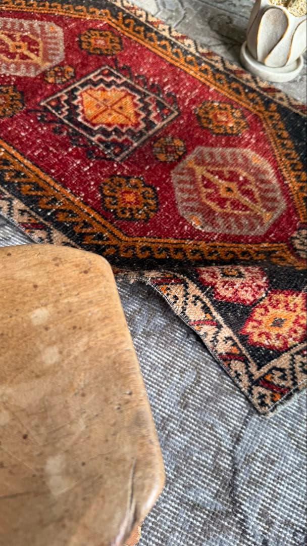 48×93 “Paper balloons” ViNTAGE RUG