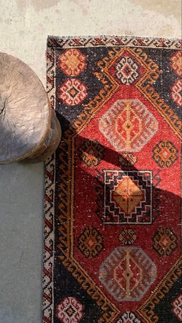 48×93 “Paper balloons” ViNTAGE RUG