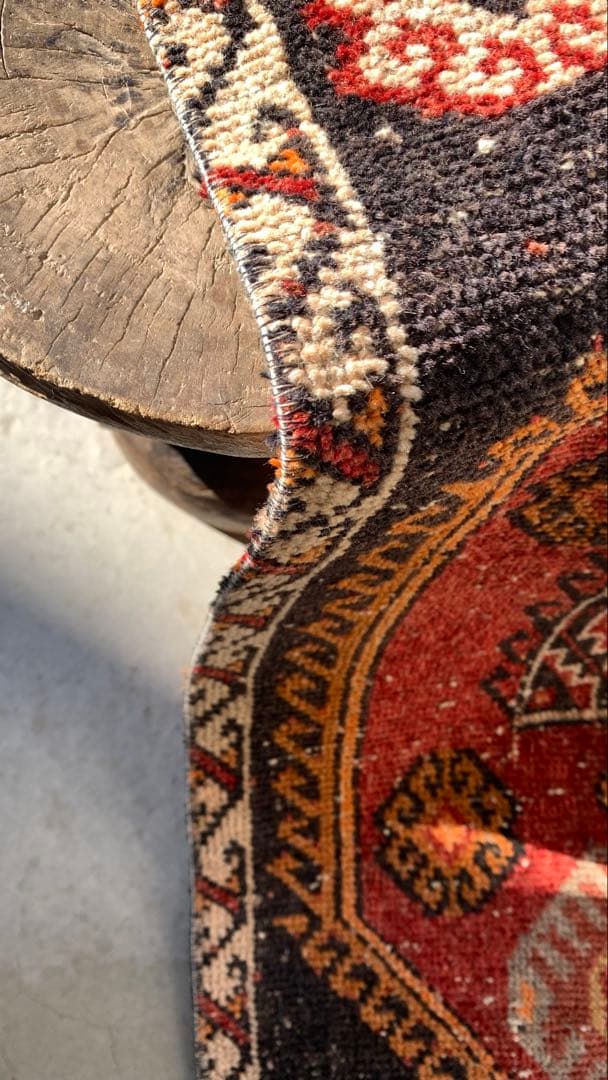 48×93 “Paper balloons” ViNTAGE RUG