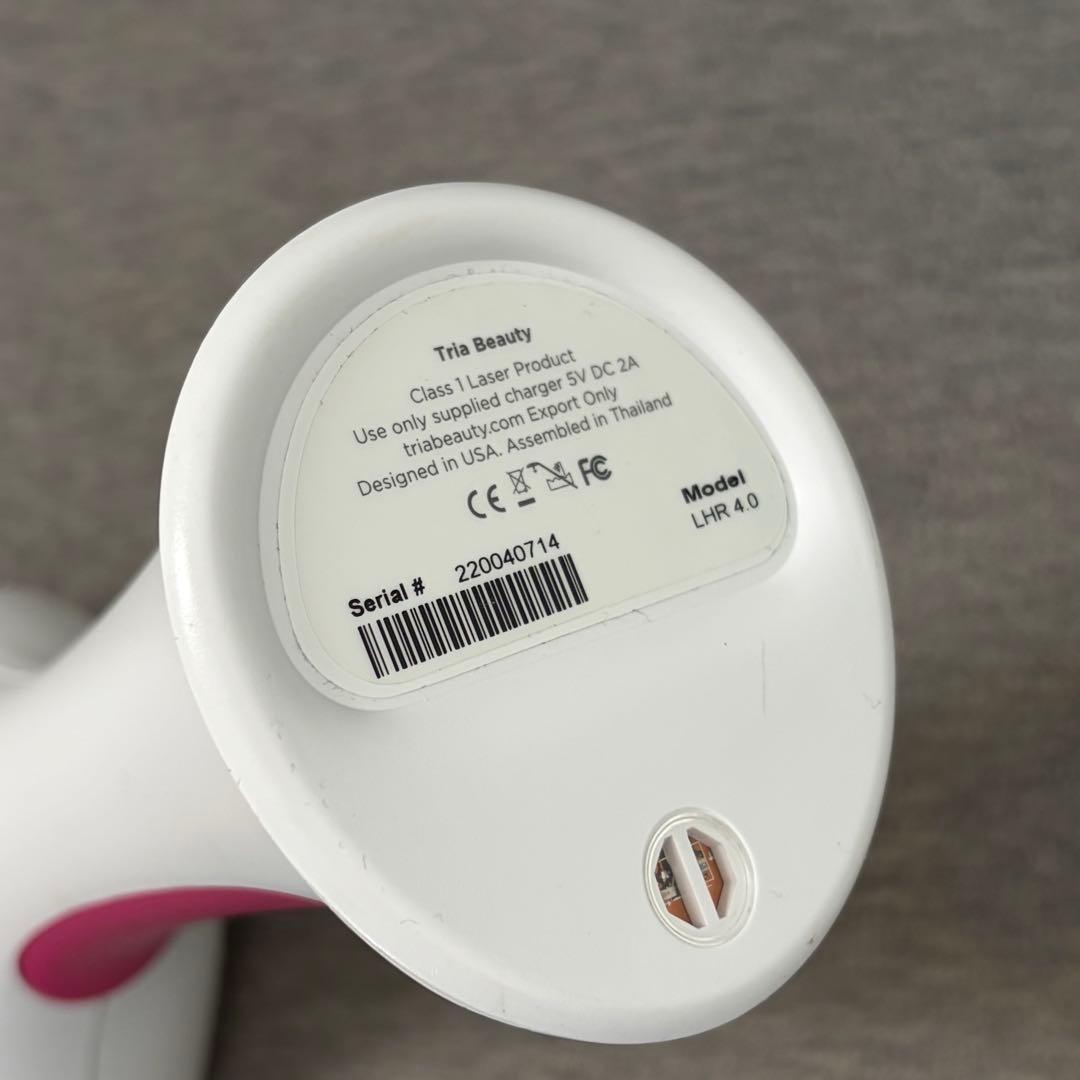 【美品】tria トリア 4X レーザー脱毛器 ピンク 箱付き