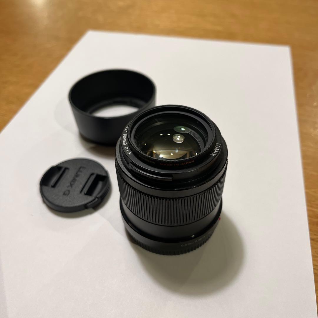 LUMIX G 42.5mm H-HS043-K レンズフィルター付