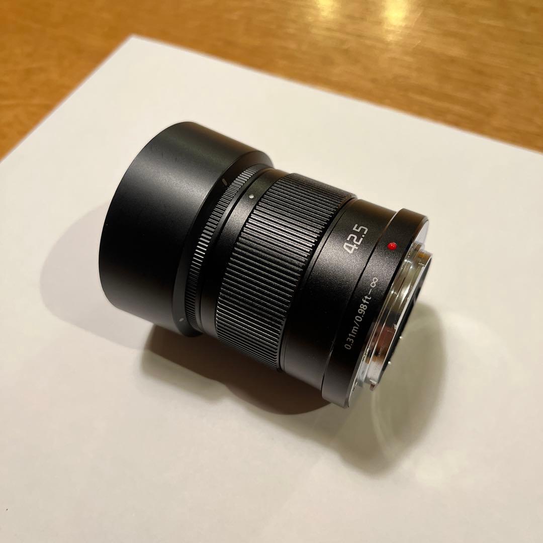 LUMIX G 42.5mm H-HS043-K レンズフィルター付