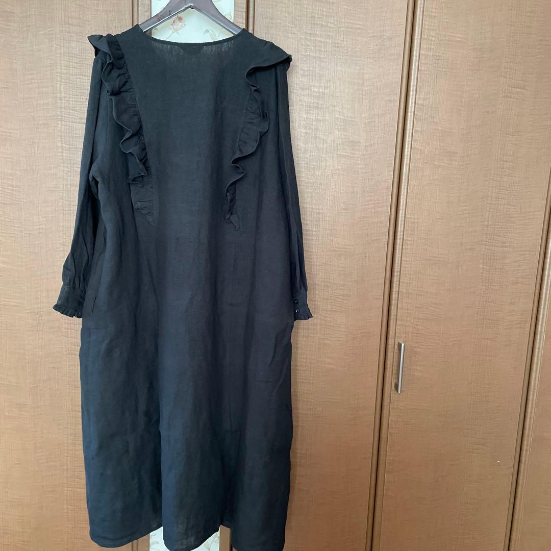 MAPLE新品サマンサモスモス立川限定　アシンメトリーワンピースブラック