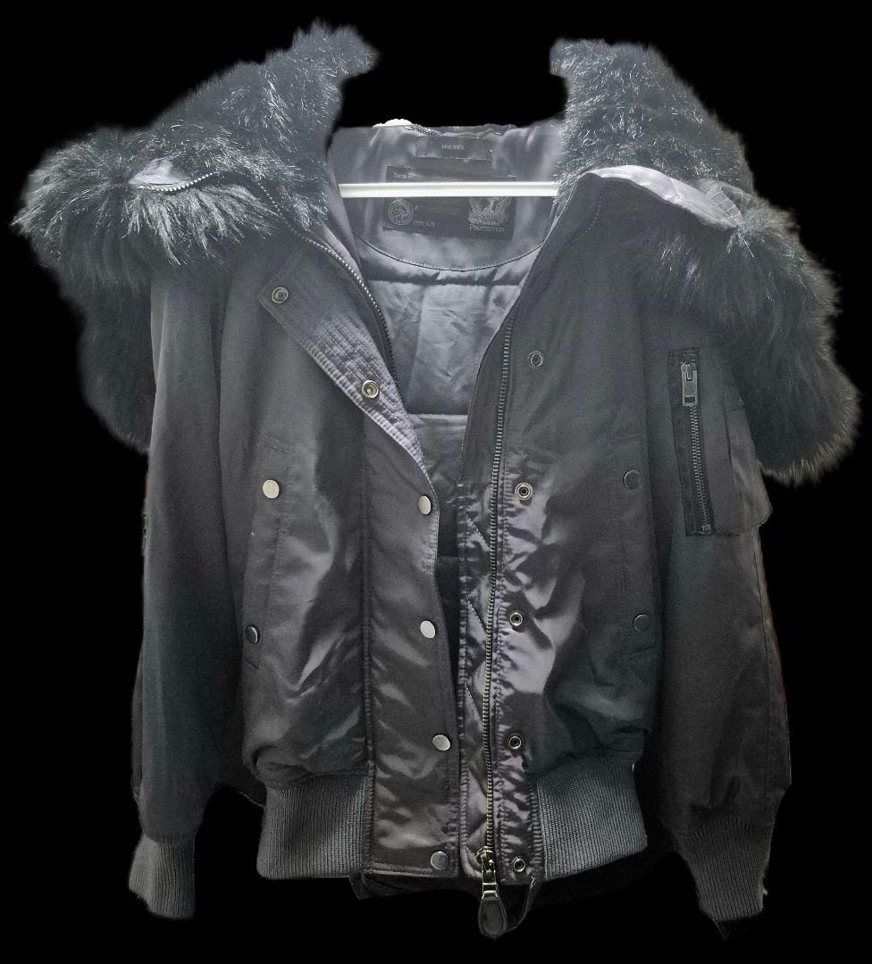DIESEL N-2B ファー ジャケット ブルゾン y2k