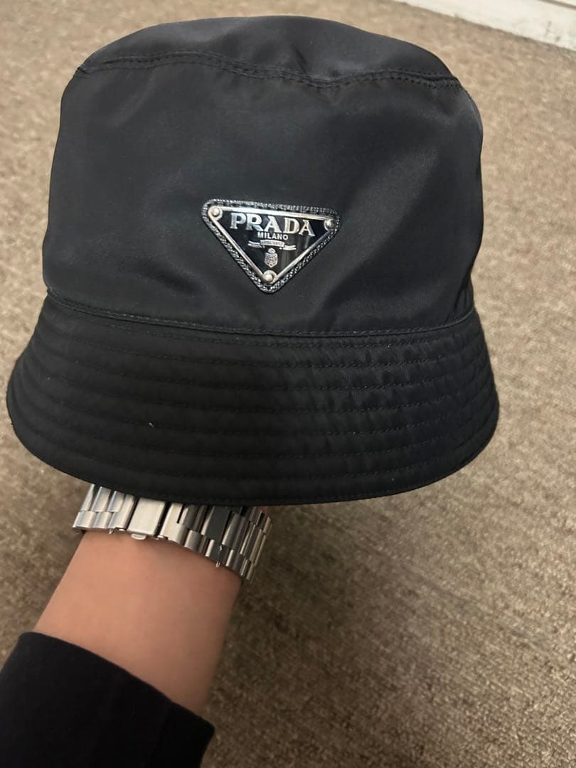 PRADA ブラック バケットハット L 格安‼️