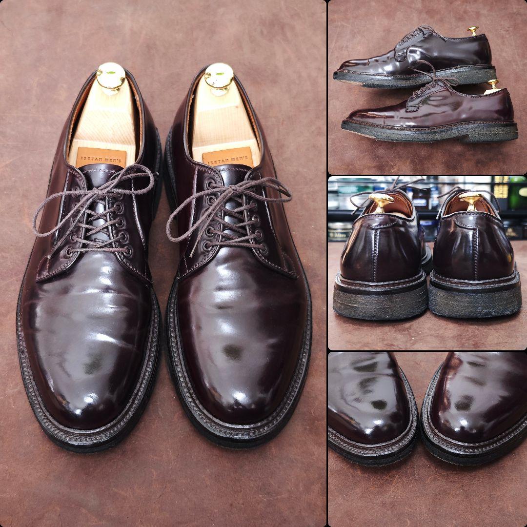 オールデン　コードバン　プレーントゥ　5408　ダークバーガンディ