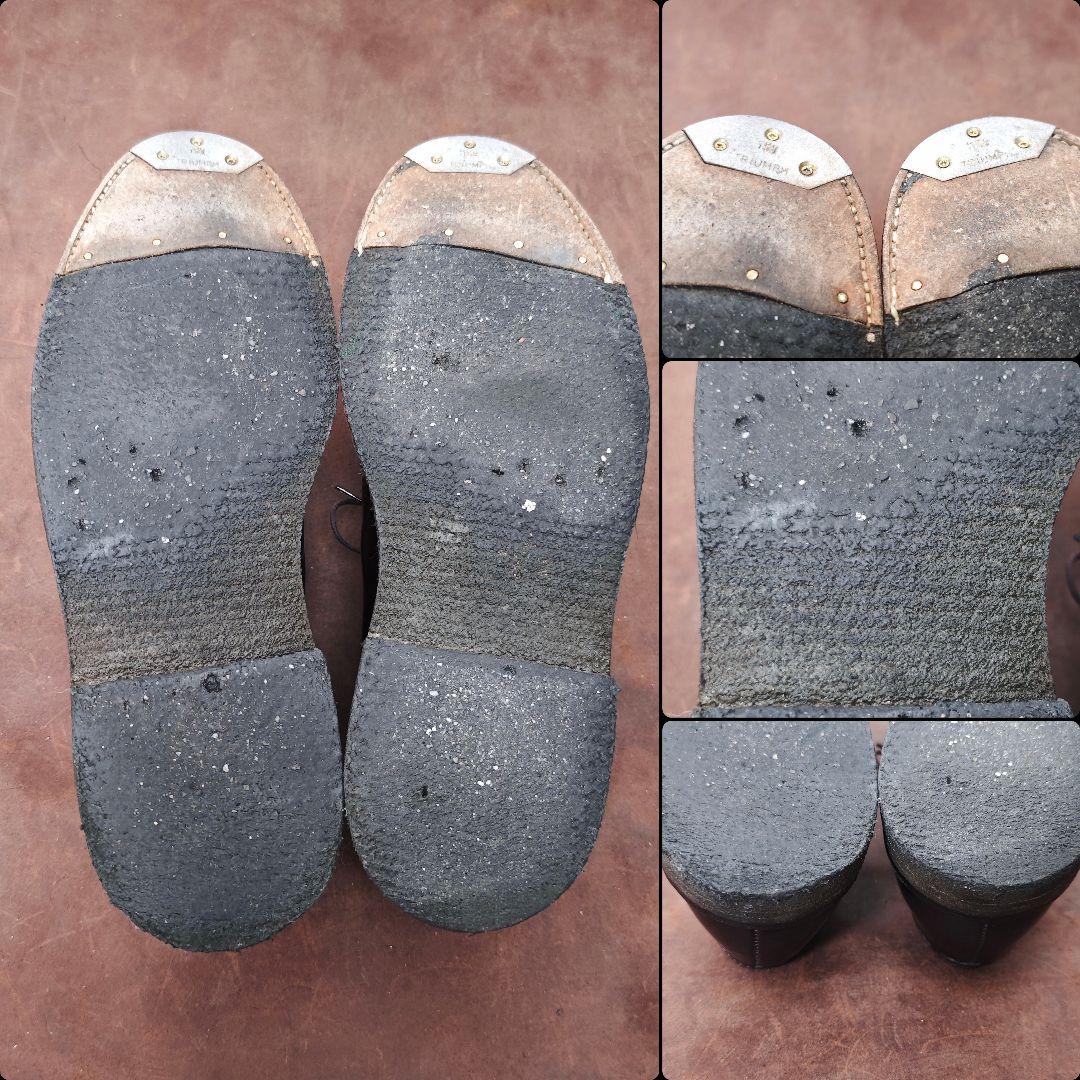 オールデン　コードバン　プレーントゥ　5408　ダークバーガンディ