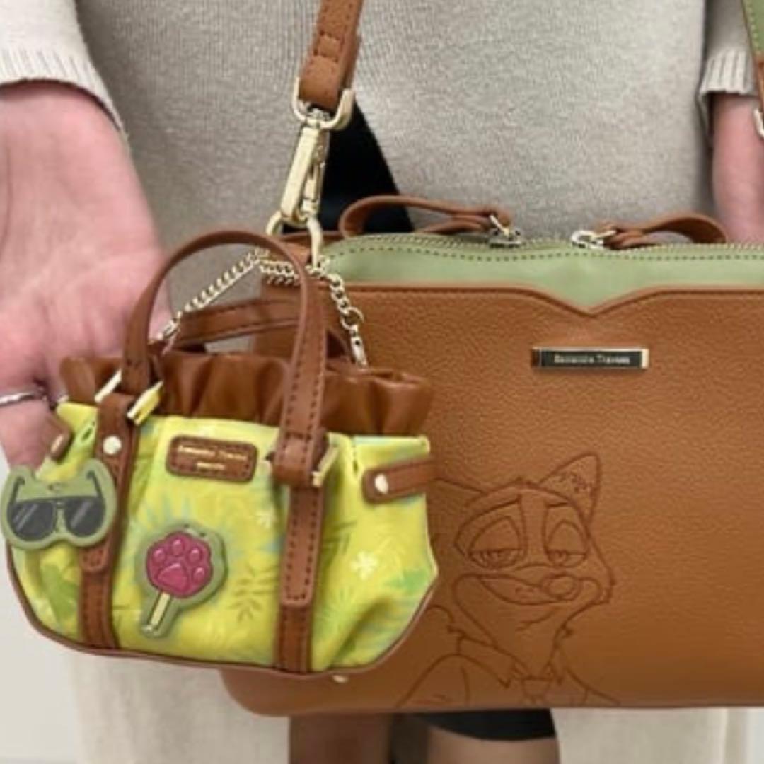 入手困難❣️サマンサタバサ【ズートピア】『ニック•ワイルド』ミニミニバッグチャーム