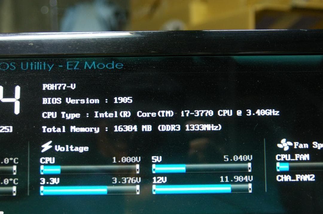 無料でWindows11を!!　i7-3770+ASUS P8H77-V+メモリ