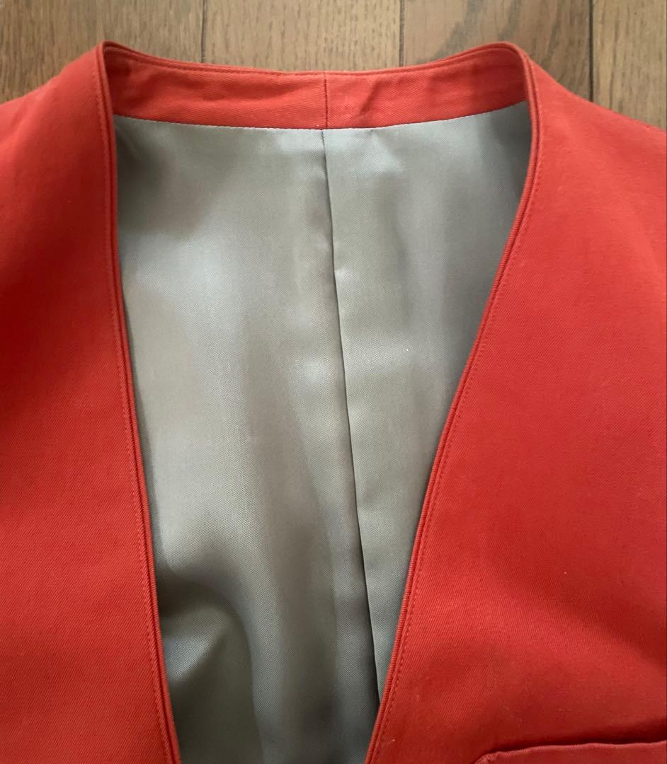 イッセイミヤケ メンズ ノーカラージャケット Mサイズ