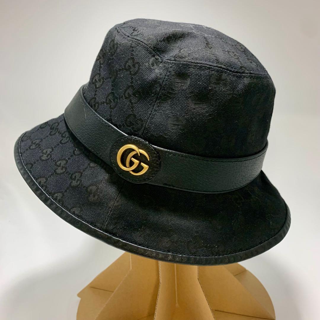 M*y様 GUCCI バケットハットブラック 正規品