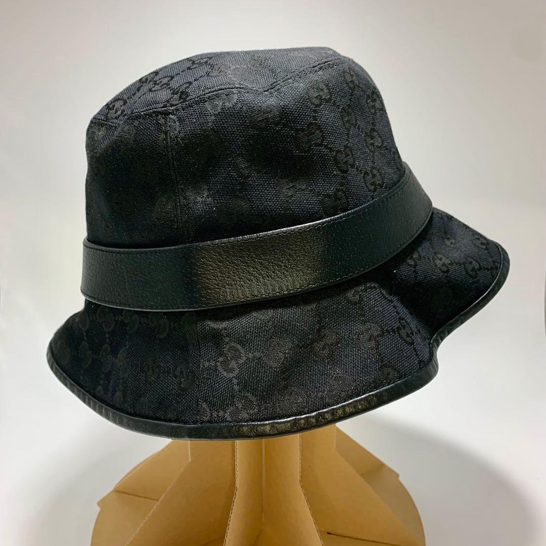 M*y様 GUCCI バケットハットブラック 正規品