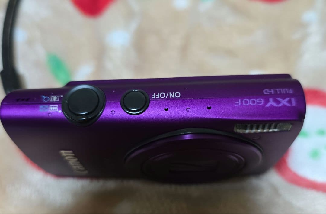 Canon IXY 600F パープル キャノン デジカメ