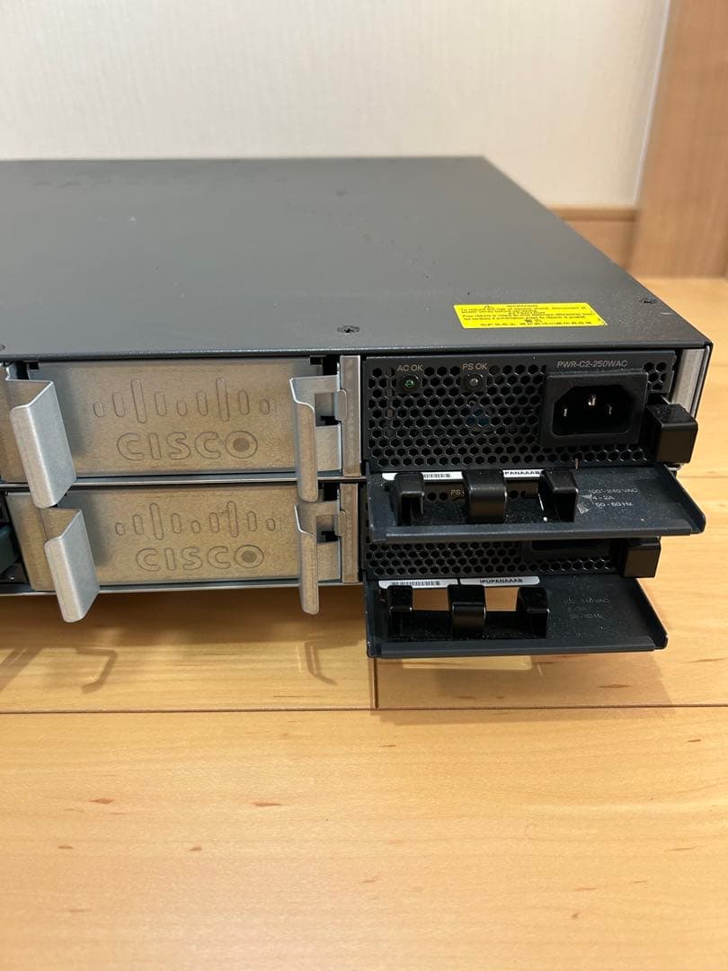 【 CCNA、CCNP】2台セットCisco L3スイッチ3650