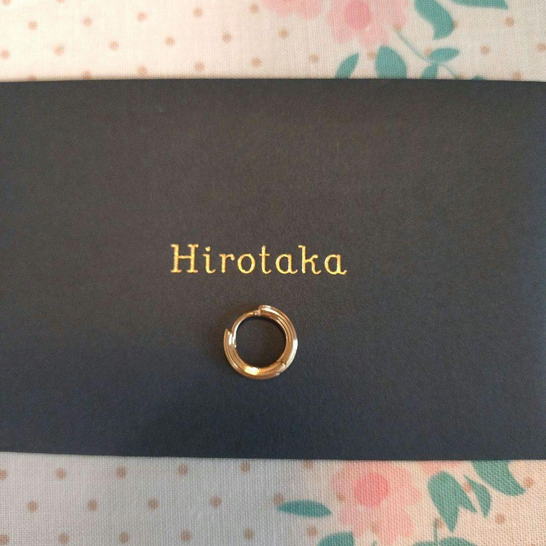 Hirotaka K18 DUNE ハギー ピアス Ｓサイズ　フープピアス