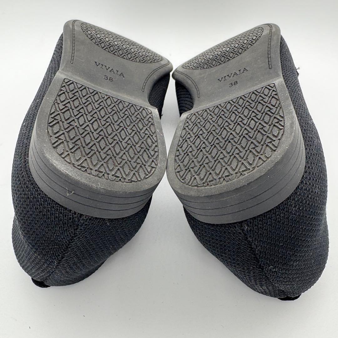 美品！ヴィバイア　アーモンドトゥ ペニーローファー　Eloise 24cm