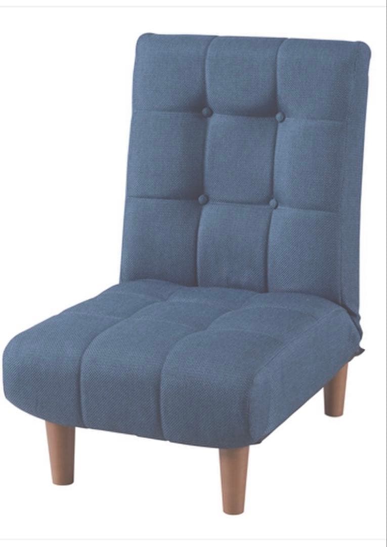 ROOM ESSENCE ブルー　1人掛け　ソファ　リクライニング可　アズマヤ