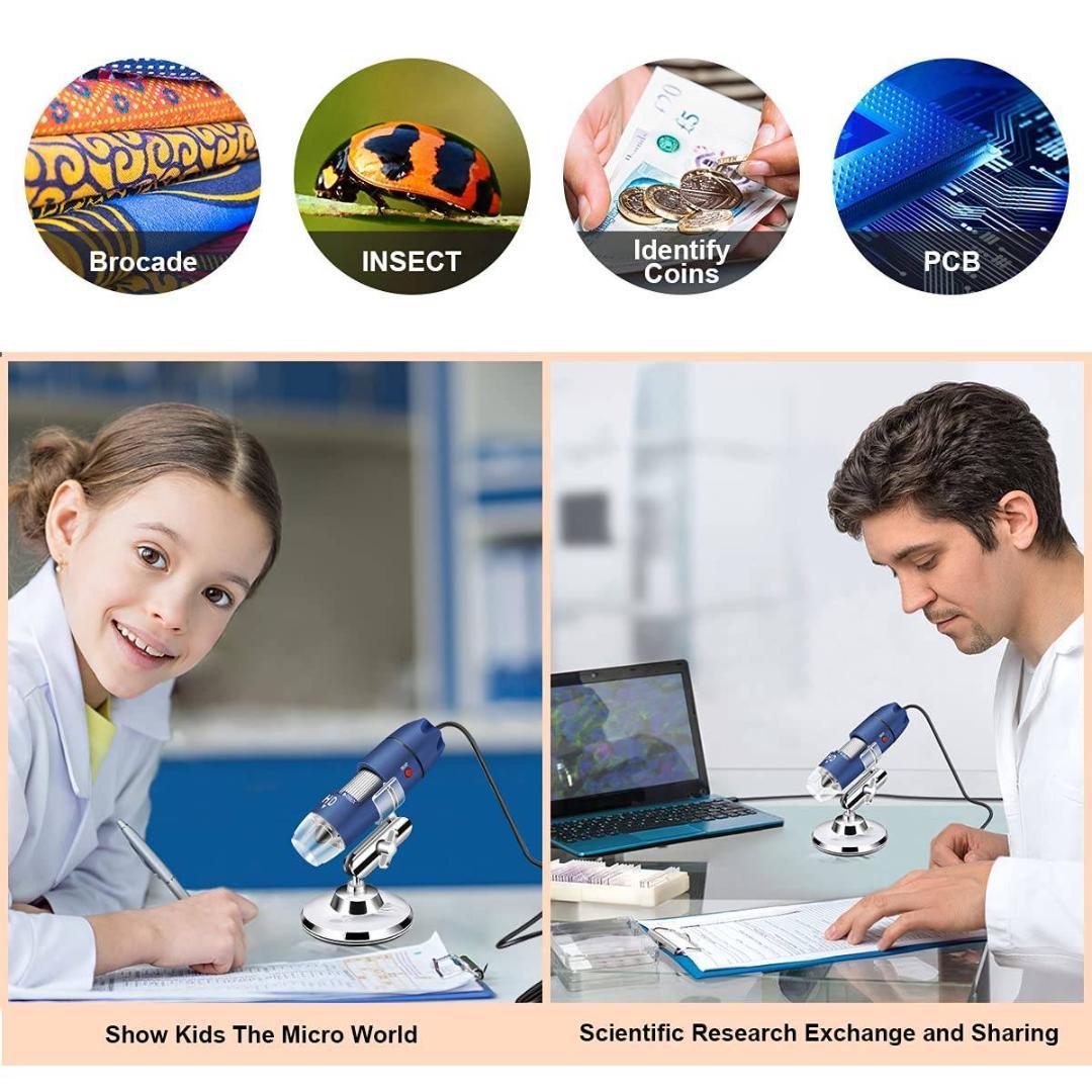 USB接続でデータ転送可能なコンパクトデジタル顕微鏡