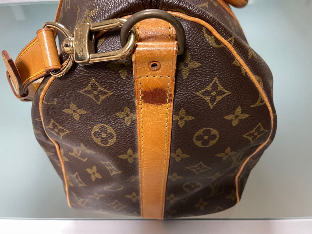 LOUIS VUITTON モノグラム キーポル50 バンドリエール ジャンク