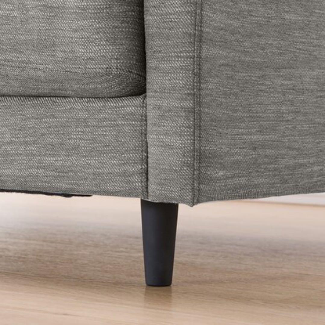 3人用布張りソファ ニトリ グレー