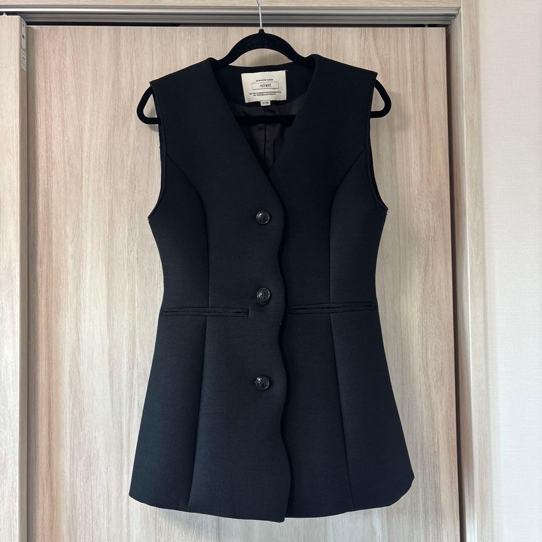 Ameri ブラック ボンディング ベストM