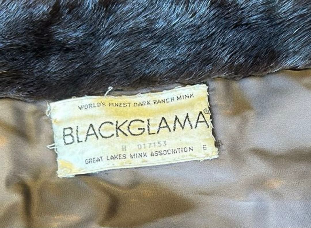BLACKGLAMA ブラックグラマ　毛皮コート ミンク ブラウン