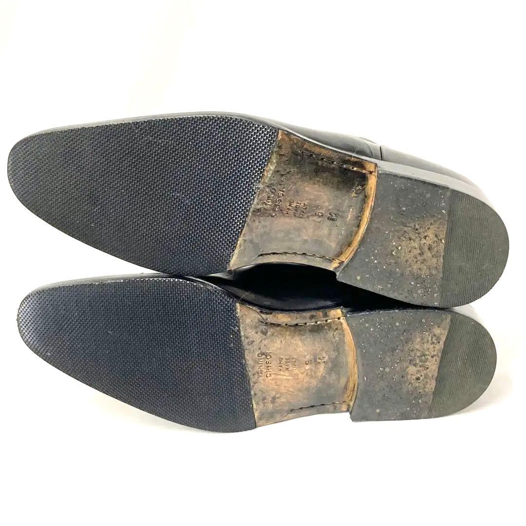 EJ18 タニノクリスチー　ブラックレザー ドレスシューズ　サイズ6