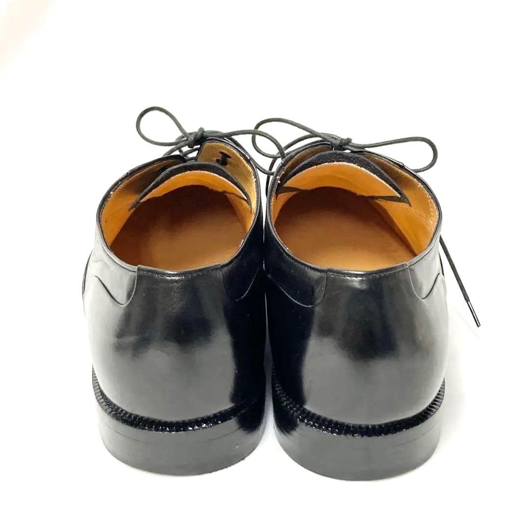 EJ18 タニノクリスチー　ブラックレザー ドレスシューズ　サイズ6