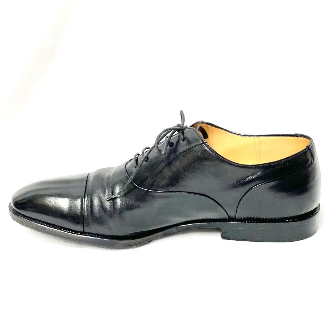 EJ18 タニノクリスチー　ブラックレザー ドレスシューズ　サイズ6