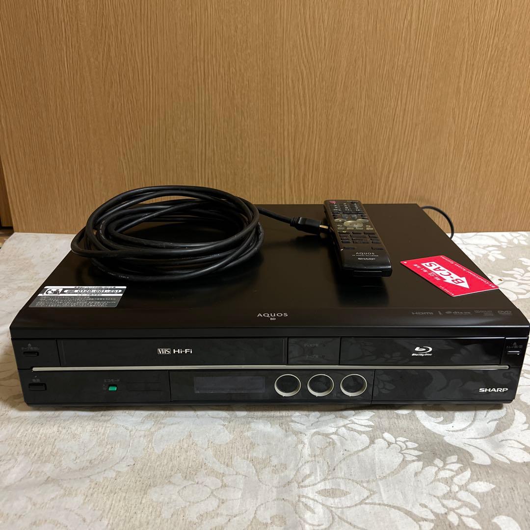 SHARP AQUOS BD-HDV22 VHS一体ブルーレイレコーダー