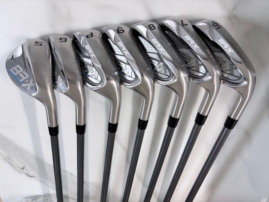 MIZUNO BR-X ミズノ メンズアイアン 7本 純正カーボンシャフト