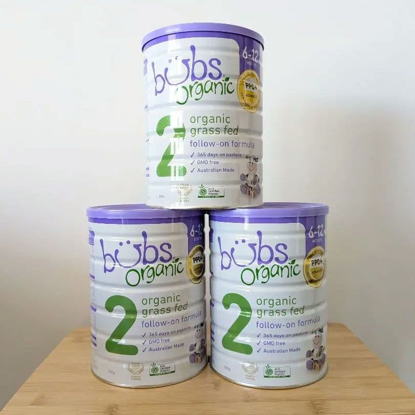 【即日発送】bubs organic step2 3缶セット(粉ミルク)