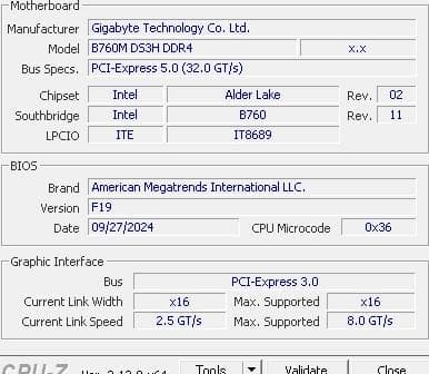 GIGABYTE B760M DS3H DDR4 マザーボード