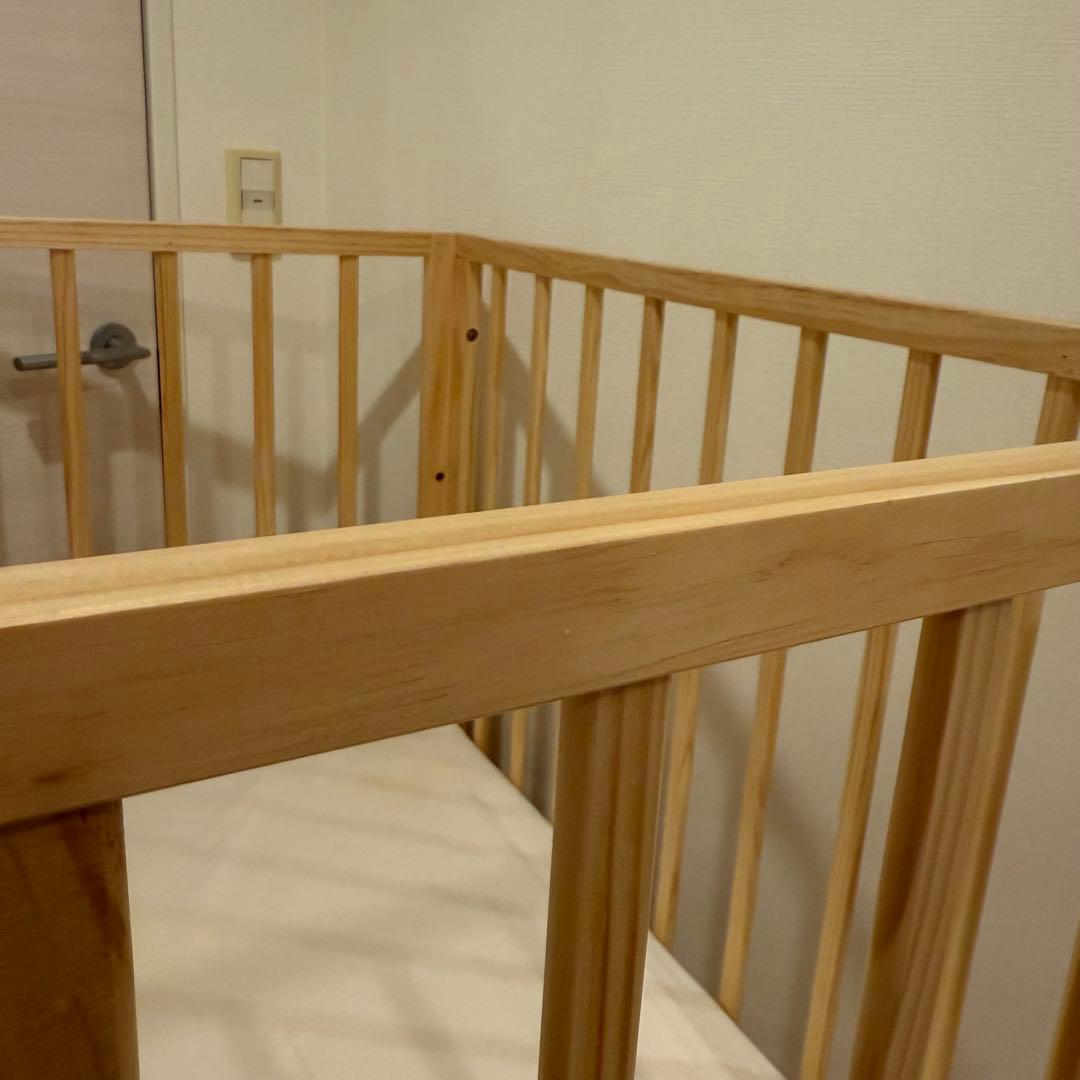 【配送方法相談】そいねーる ミニ ベビーベッド ナチュラル