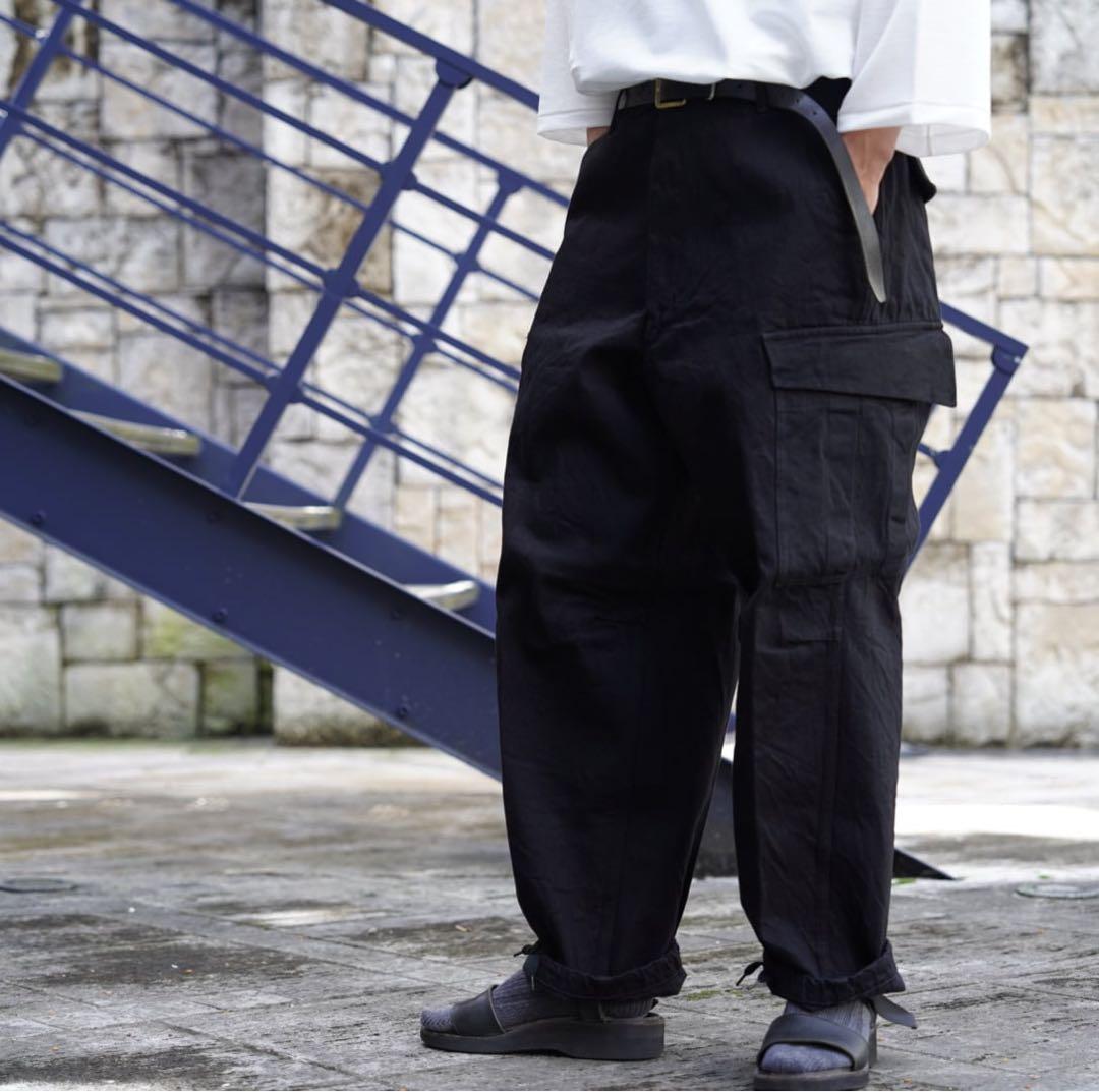 G*O様 COMOLI ブラックデニム B.D.Uパンツ