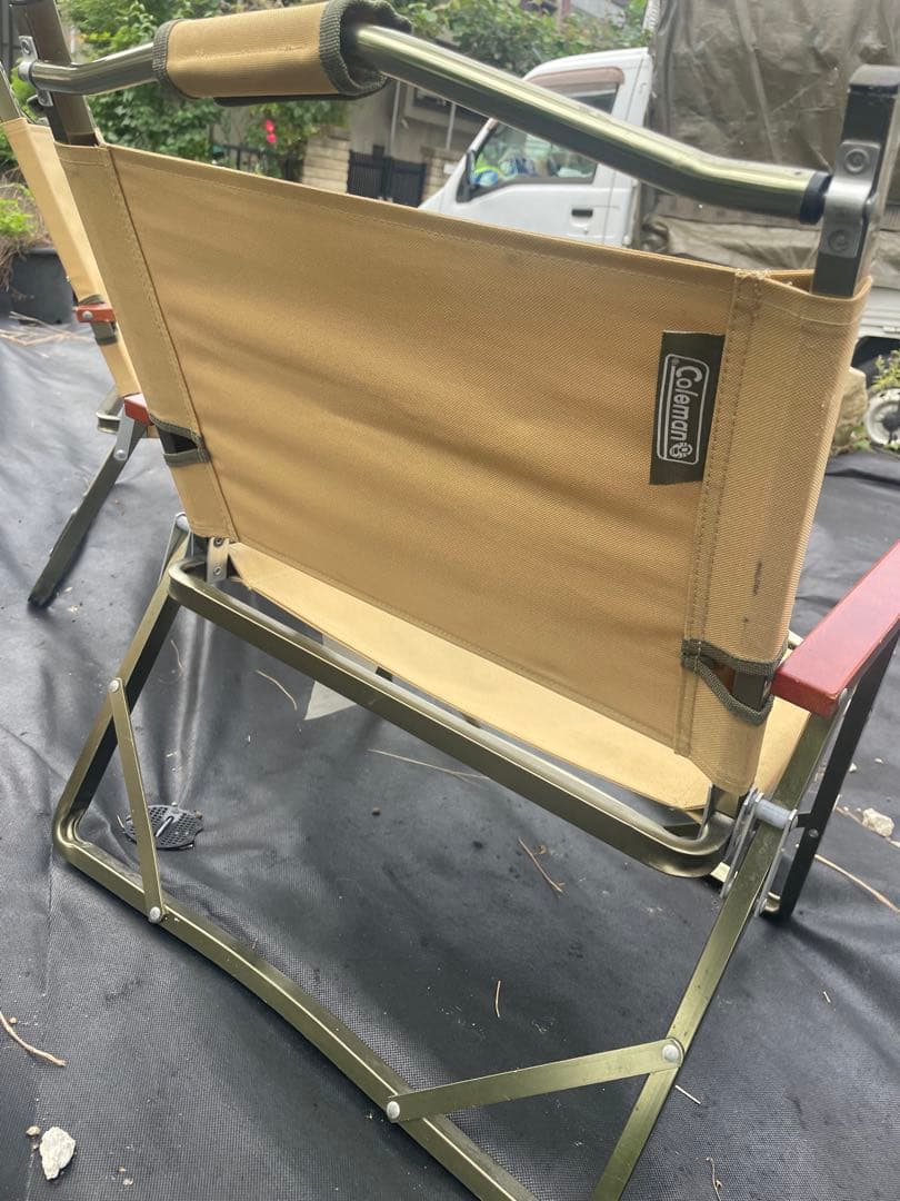 Coleman ファイヤーサイドフォールディングチェア 2脚　コヨーテ 廃盤