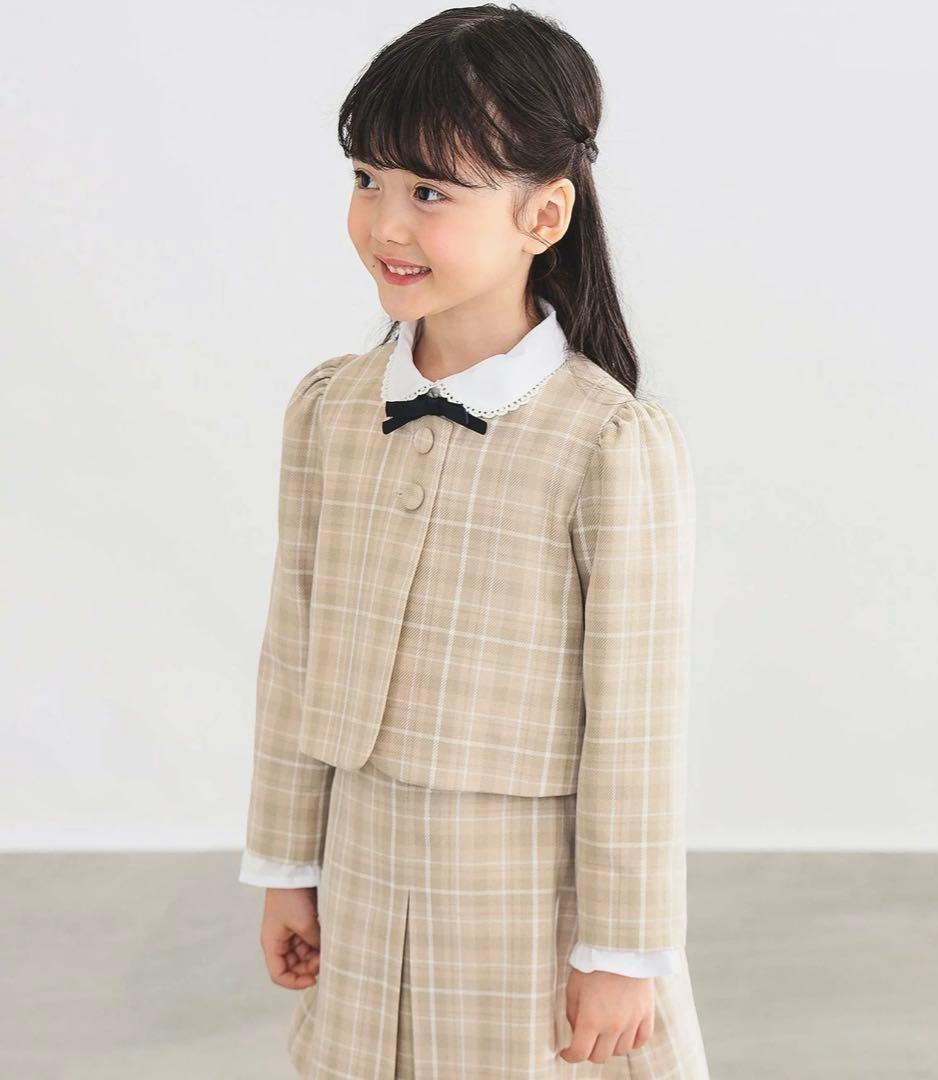 新品　セレモニー　ボレロ　ブラウス　スカート　セットアップ　BEAMSmini