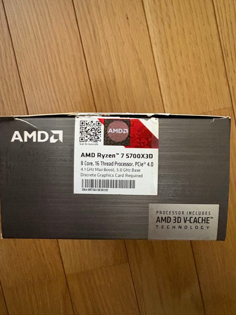 AMD Ryzen 7 5700X3D 中古品