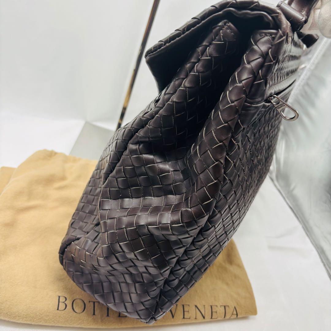美品　ボッテガヴェネタ イントレチャート ビジネスバッグ　BOTTEGA