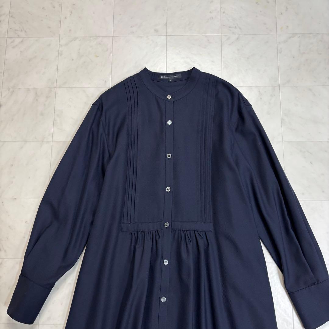 Soranagi です★25AW【洗える】TWビエラ ブザム ワンピース