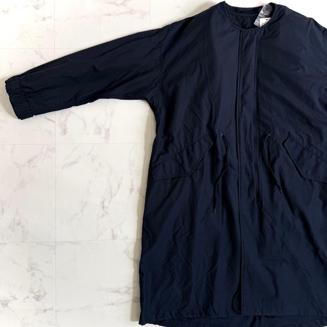 【新品】アーバンリサーチドアーズ 3WAノーカラーモッズコート M ネイビー