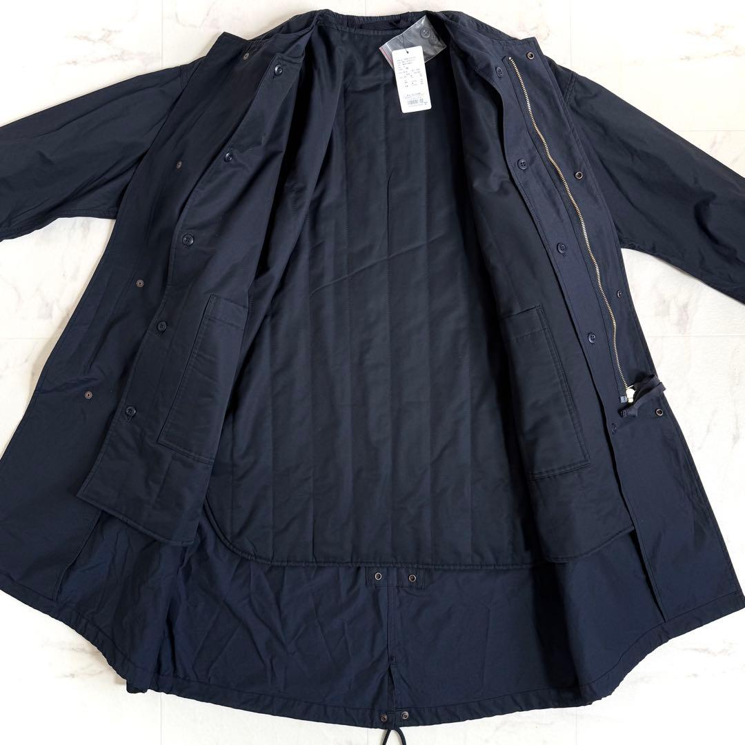 【新品】アーバンリサーチドアーズ 3WAノーカラーモッズコート M ネイビー