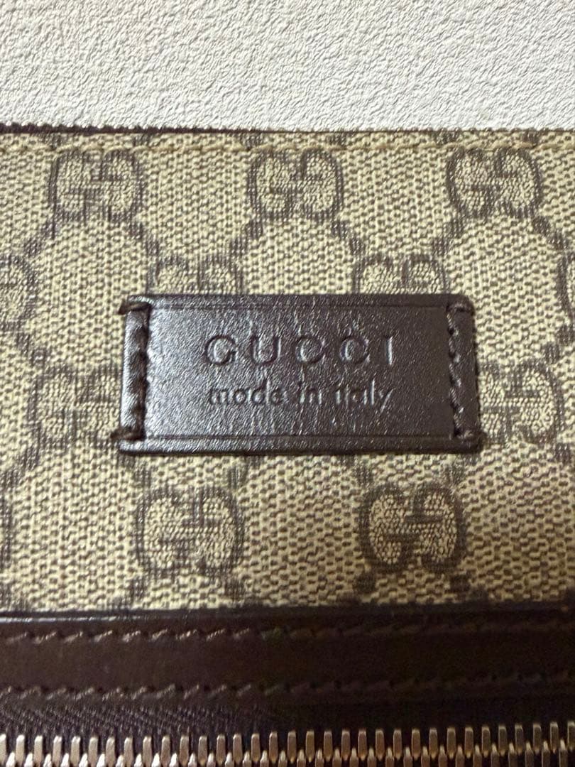 【美品】GUCCI ショルダーバッグ ベージュ/ブラウン