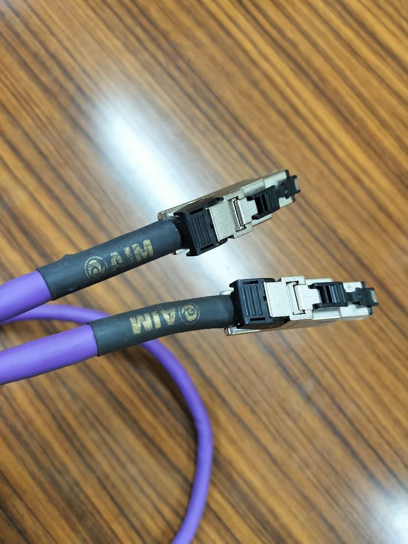 AIM NA5-005/1m 紫色 LANケーブル