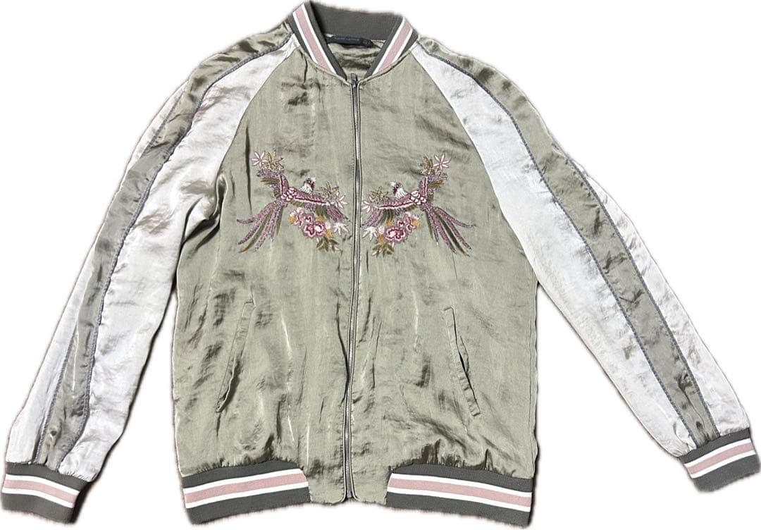 激レアZARA 鳳凰刺繍 スカジャン M 梨花・岩堀せり着用【大人気完売】